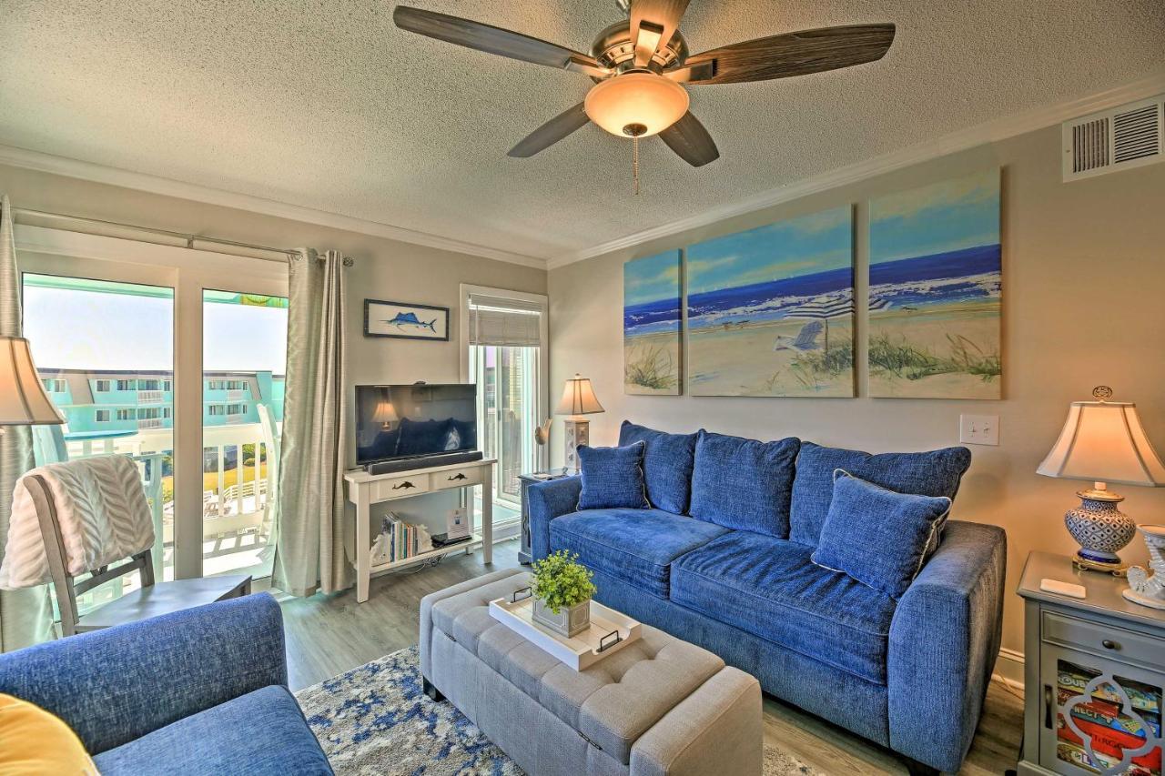 Walk To Beach Ocean-View Atlantic Beach Condo! Exterior foto
